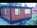 Жилой дом из сендвич-панелей размером 6x7м