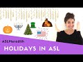 Learn ASL: Holiday Signs in American Sign Language for Beginners