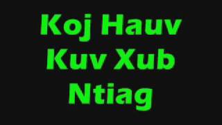Paradise - Kuv Hlub Koj (With Lyrics) chords