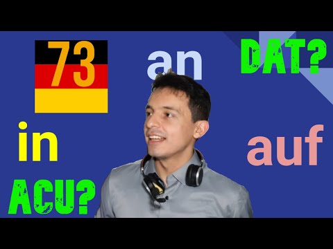 ¿Estas van con DATIVO o ACUSATIVO? ¡Preposiciones de caso variable! (Lección 73)