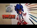 COMO DIBUJAR A SONIC.EXE  / how to dra sonic.exe