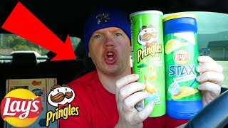 Pringles Sour Cream And Onion vs Lay's Stax Sour Cream And Onion (Reed Reviews)