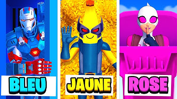 Une SEULE COULEUR Super Héro Cache Cache FORTNITE