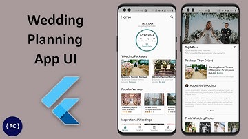 Wedding Planning App UI in Flutter