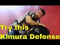 Sneaky Kimura Defense from Half Guard (The Reverse Kimura)