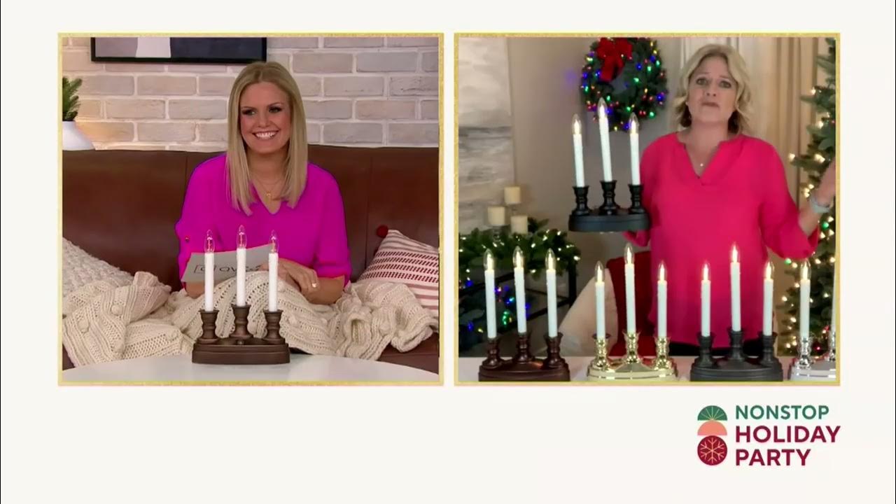 Bethlehem Lights 3 Tier Battery Operated Window Candle on QVC YouTube