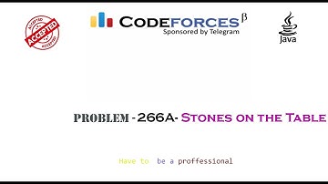 Codeforces Problem | 266A - Stones on the Table | solved by java | in Bangla