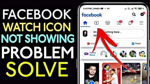 Facebook Video Watch icon Missing Problem Solve|| Fb video icon not showing 100% solutions