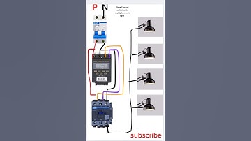 Time Control switch with multiple Street light #elecrical #electrician #viralvideo #support #shorts