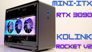 Kolink Rocket V2 MINI-ITX BUILD: RTX 3090, Ryzen 5 5600X and liquid cooling