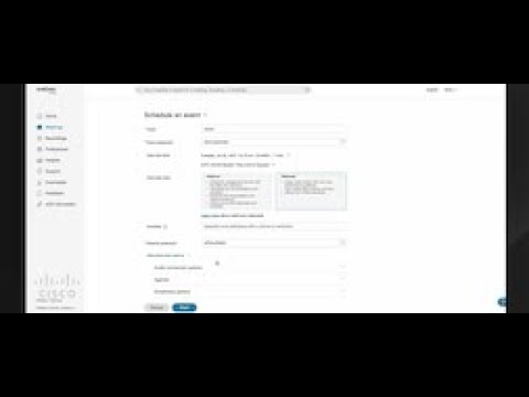 Webcast Option in