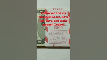 Rare pack of $5 Bill Star Notes