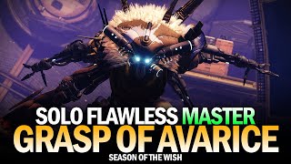 Solo Flawless Master Grasp of Avarice Dungeon [Destiny 2]