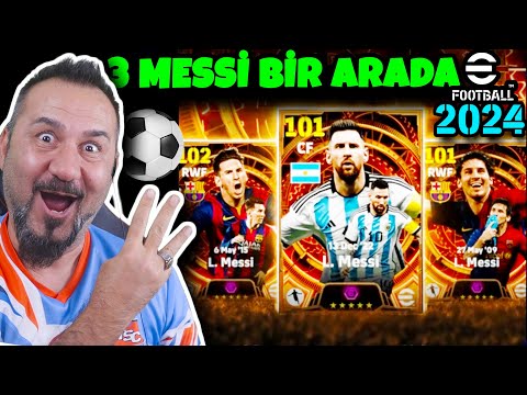 eFootball 2024 (PES 2024) 3 MESSİ BİRDEN TOP AÇILIMI! | eFootball 2024 PAKET AÇILIMI