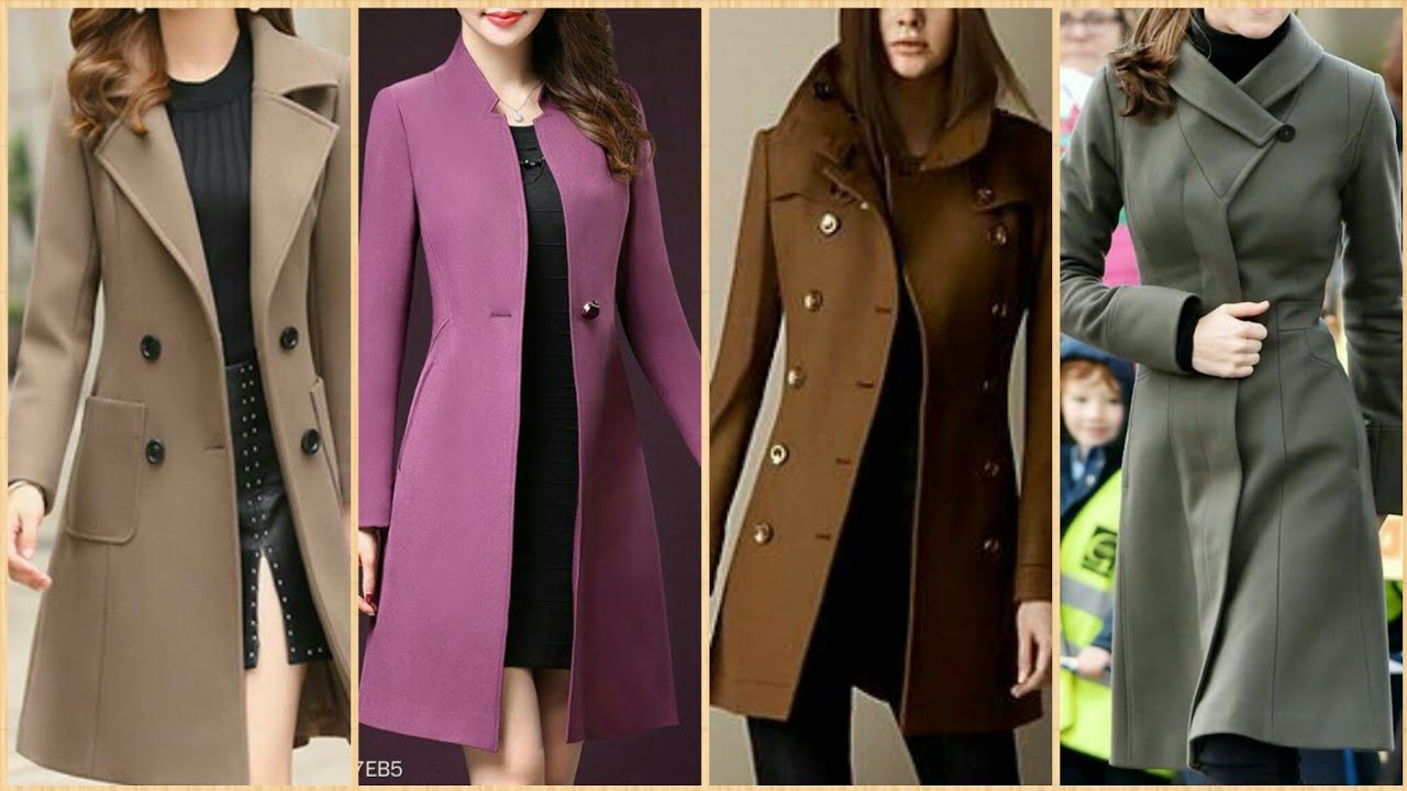 Gorgeous And Beautiful Ladies Coat Designs - YouTube