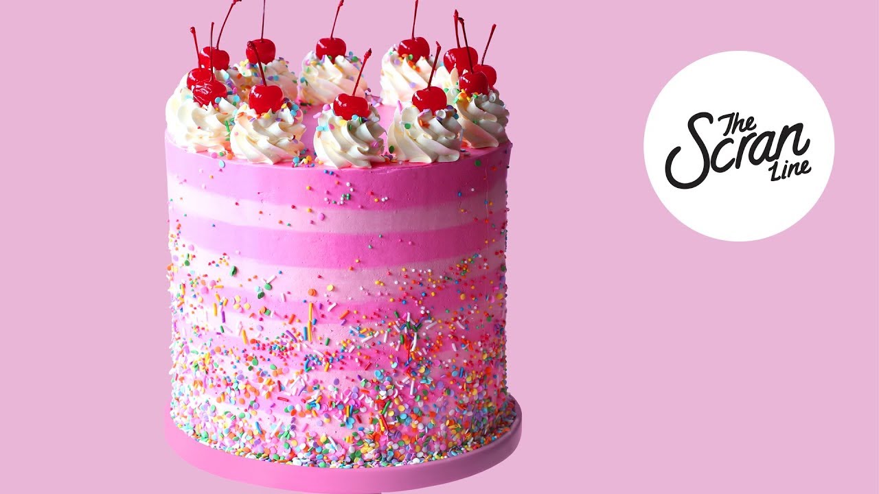 STRAWBERRY BIRTHDAY CAKE! - The Scran Line