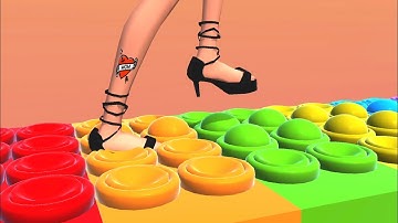 Tippy Toe 3D 👸👑 🌈 MAX LEVELS All Levels Gameplay Walkthrough Android, iOS NEW UPDATE!!