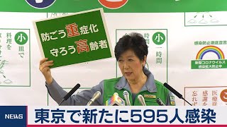 東京の感染者数595人　時短要請延長は今後判断（2020年12月11日）