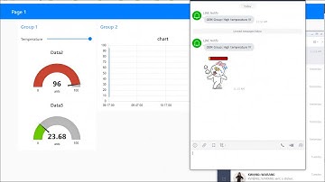 Send LINE notification by IOT2040