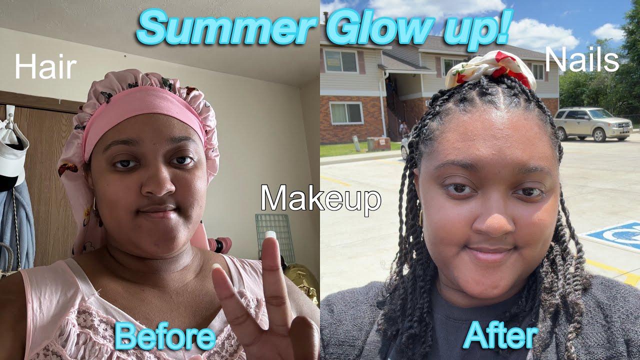 Summer Glow Up // Hair, Nails, and Makeup - YouTube