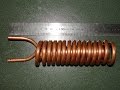 Winding double helix copper condenser coil PART 2.