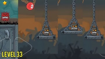 ✅✅ Red Ball 4 - Gameplay Walkthrough Level - 33 ✅✅