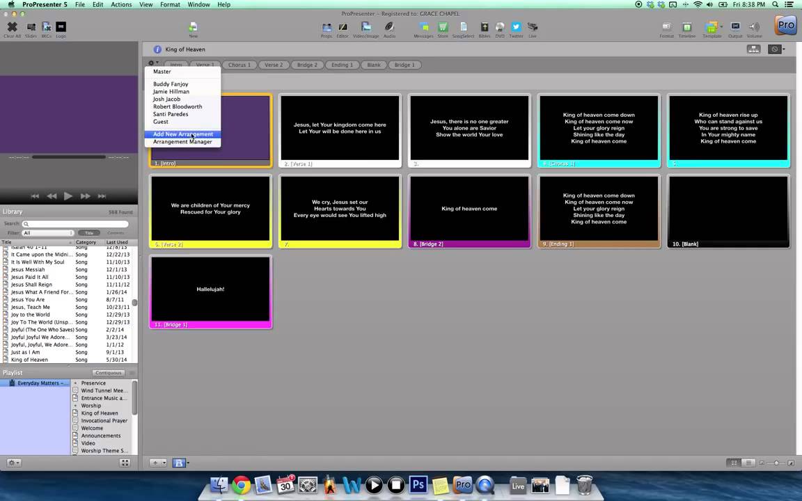ProPresenter Training 3 Creating Arrangments - YouTube