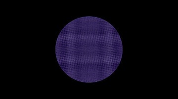 Moiré pattern - square grid rotation