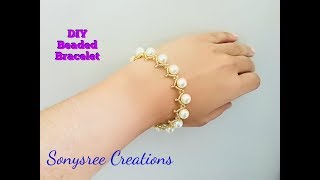 Pretty Beaded Bracelet ðŸ’ž DIY