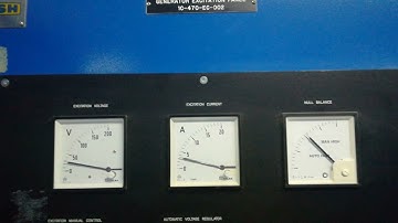 Brush, Gas turbine generator AVR Malfunction. Null balance meter unstable