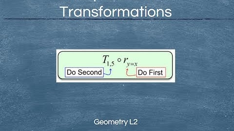 Compositions of Transformations