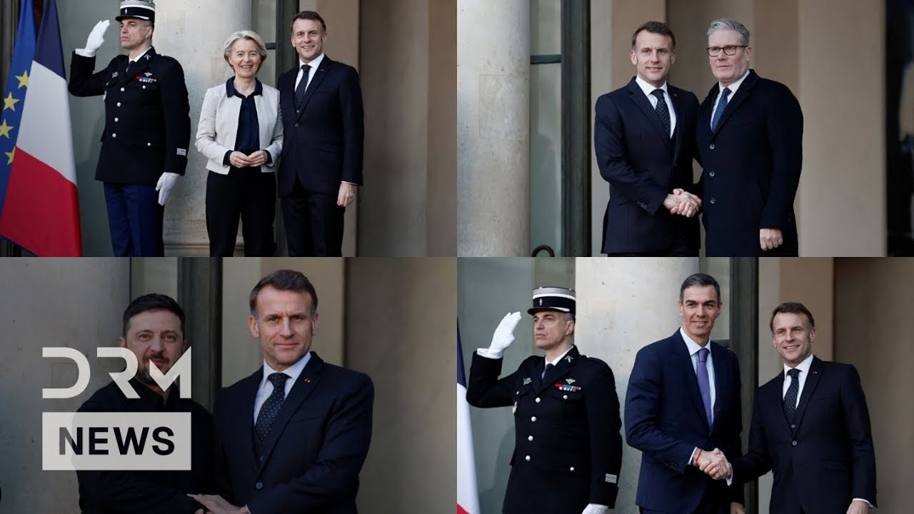 UNSEEN ARRIVAL: Macron Hosts Starmer, Zelensky, Ursula, & Costa at ‘Coalition of the Willing’ | AC1B