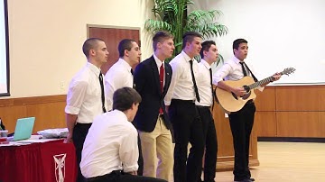 Phi Delta Theta Serenades Alpha Phi