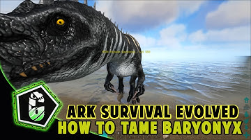 🐲 Ark Survival Evolved - How To Tame Baryonyx (Pc, Xbox One, Ps4) - ISLAND