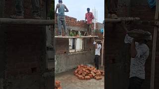 Wall construction techniques form work #shorts #construction