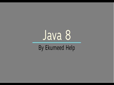 Java 8 introduction - 1 #java8