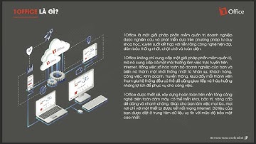 Demo tổng quan về phần mềm 1Office (Video ngắn)