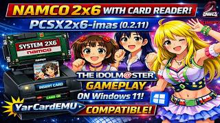 ⚠️COINOPS [SYSTEM NAMCO 2x6 / PCSX2x6-imas 0.2.11] [ The IDOLM@STER / Touchcreen / READER CARD ]⚠️