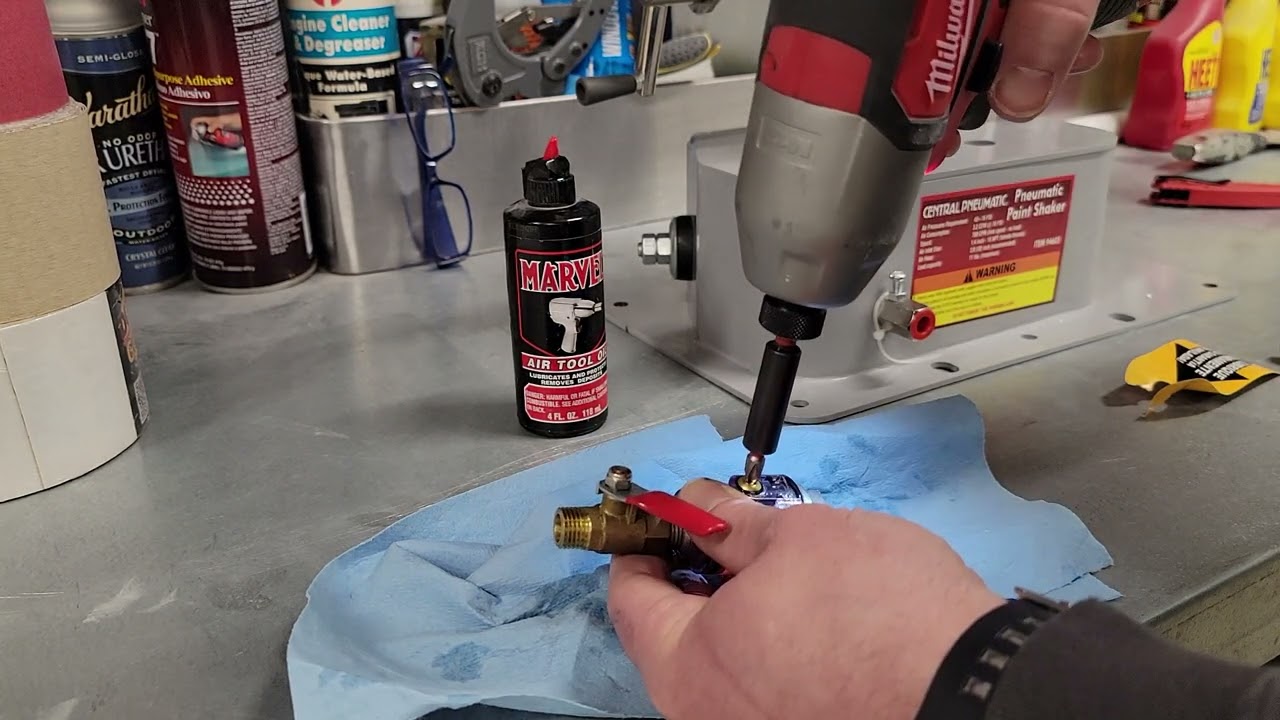 Astro Pneumatic Paint Shaker #4550A unboxing - YouTube