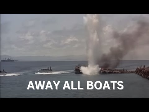 Away All Boats ( Jeff Chandler , Clint Eastwood  ) * Full Movie * WAR MOVIE