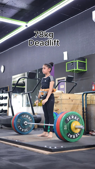 Indian youngest and strongest girl.. soon going to lift 80kg