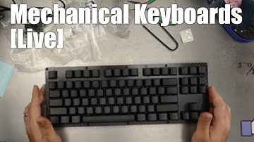 Live Mechanical Keyboard build - Custom Clicky Carbon Fiber TKL