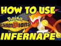 HOW TO USE INFERNAPE IN POKEMON CHAMPIONS! Infernape Moveset Guide | Best Infernape Builds
