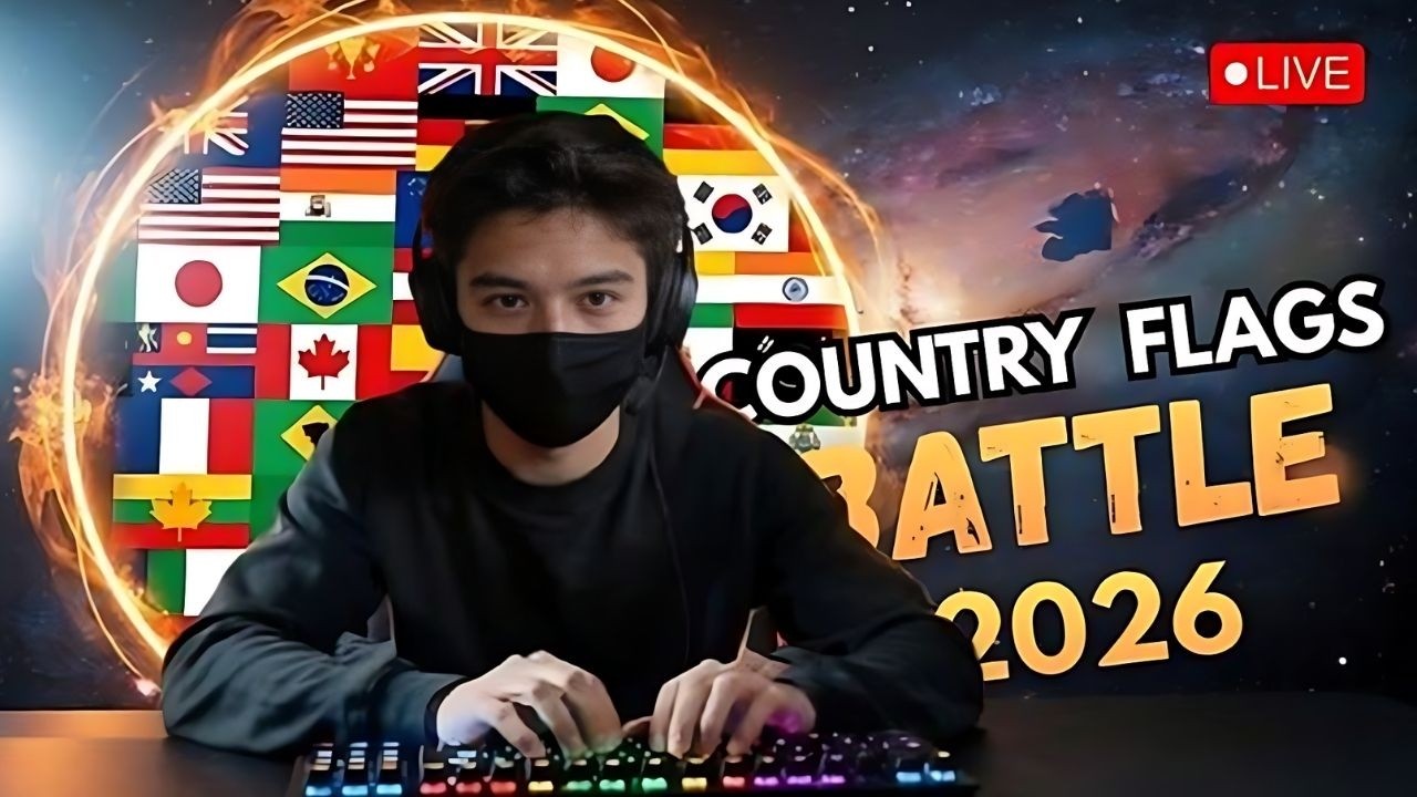 World Flag Battle Royale! 🚩 Can You Survive? 🌍 Geography Game LIVE 2026 🎮