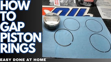How to Set Piston Ring End Gaps for Optimal Performance on your motorcycle! 🛠️