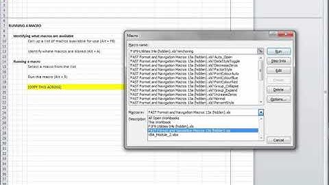 VBA: What the FAST modeller needs to know - preview video