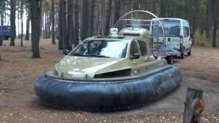New Russian Hovercraft Christy 6183  De Luxe . Катер на воздушной подушке Кристи 6183