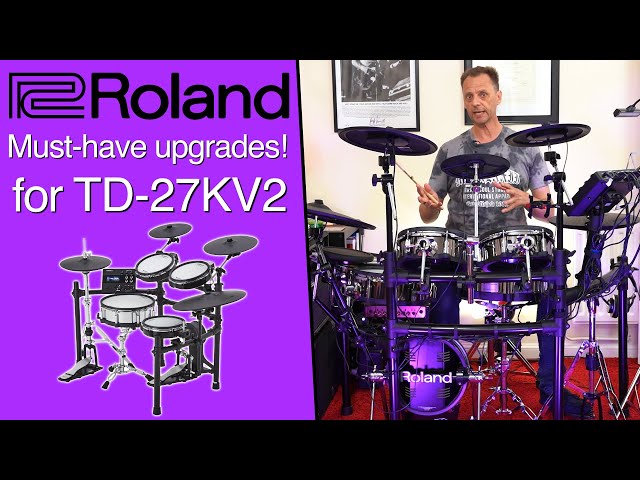 Roland TD-27KV2 must-have upgrades! - YouTube