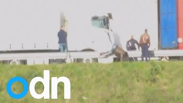 Brutal footage shows French police 