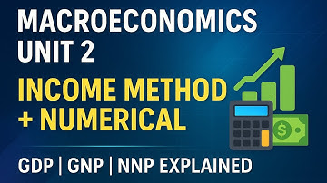 Income Method Numericals |  Unit 2 |2nd sem GDP, GNP, NNP, NDP
